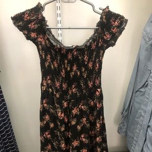 Black Floral Dress